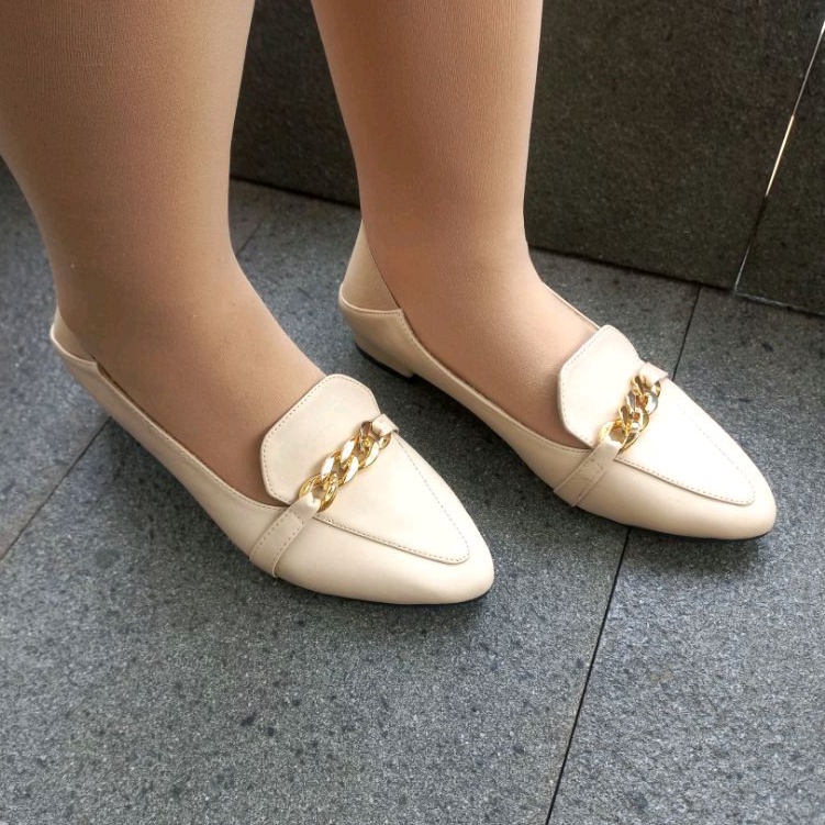 Flat Shoes Murano Byanca Series Sepatu Big Size Jumbo 41-46