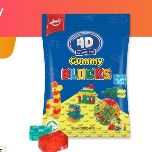 

Amos Gummy Blocks 40gr