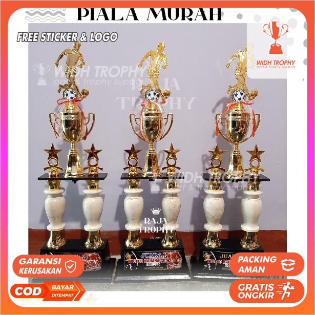 TROPHY PIALA  KAKI 2 SATUAN