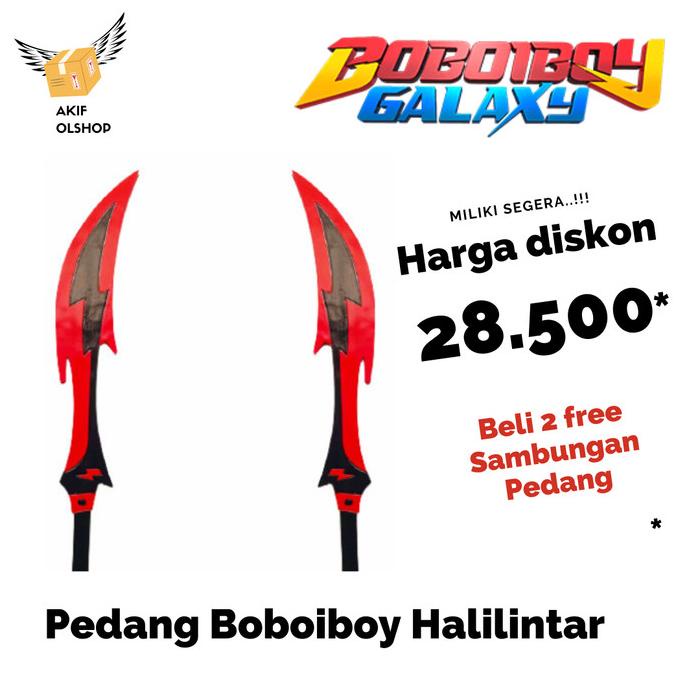 Pedang Mainan Boboiboy Halilintar