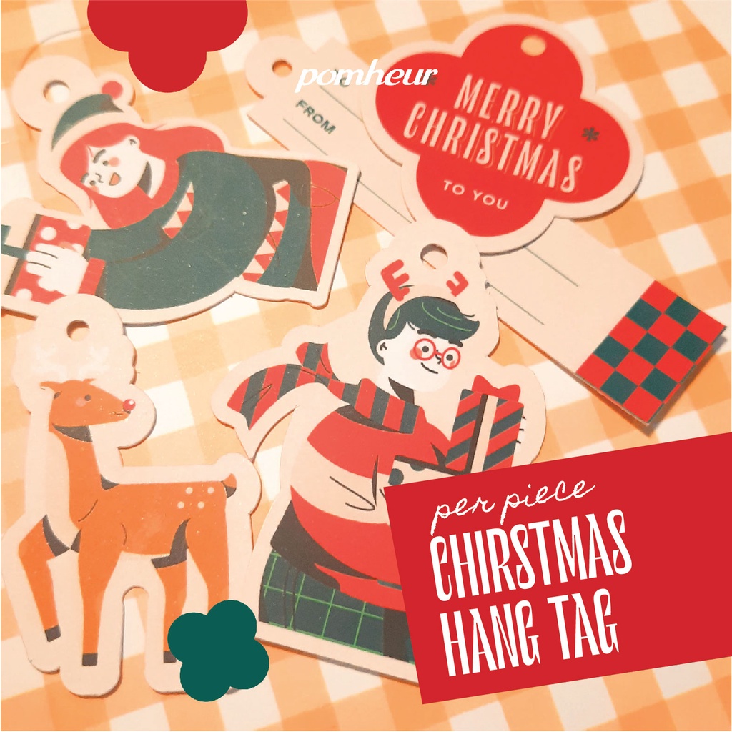 

Hang Tag Natal / Christmas Hang Tag / Gift Tag / Gantungan Kado / Tag Kado / Kado Natal