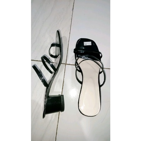 High Heels 3cm Hils Sandal Hak Tahu Wanita Sendal Kondangan Perempuan