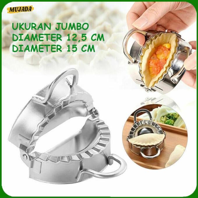 

Cetakan Pastel Dumpling Pangsit Mold Dimsum Stainless Cetakan JUMBO