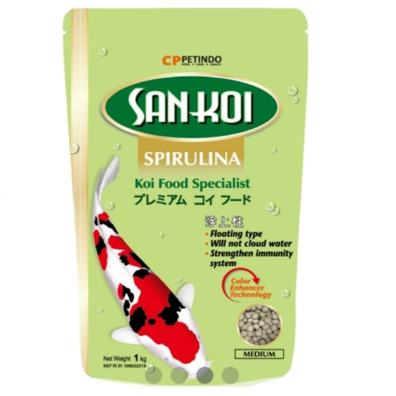 Cp Petindo/San Koi Spirulina/Pakan Koi
