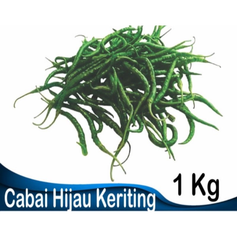 

Cabe Hijau Keriting 1 kg