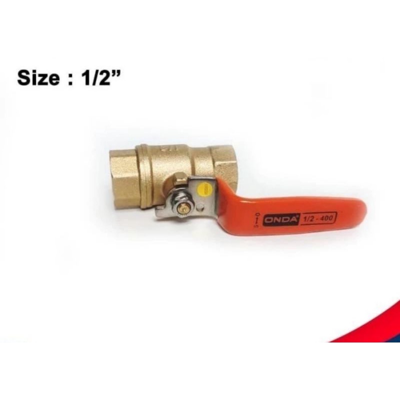 Stop Kran Keran StopKran ONDA Kuningan Plastik Putar Engkol PVC