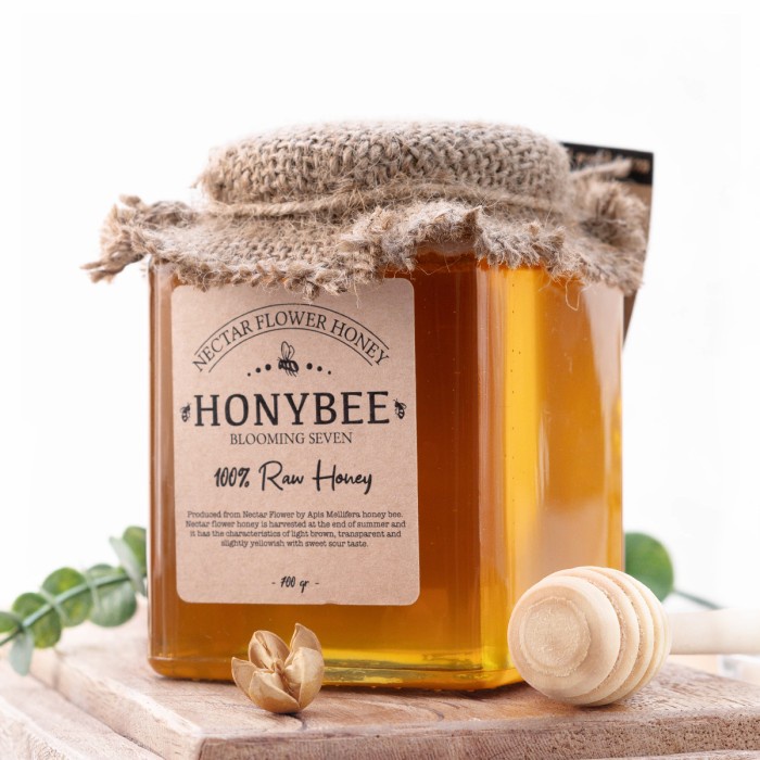 

[BEST SELLER] Madu Murni 700gr Raw Honey - Honybee