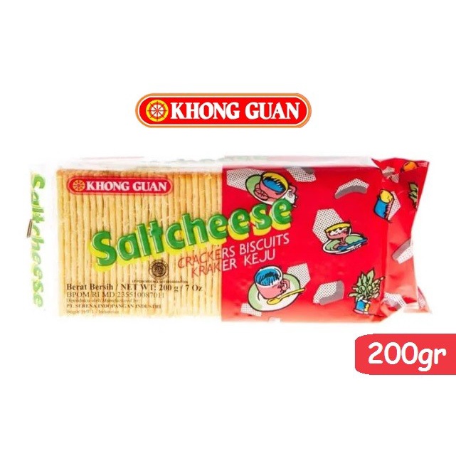 

Khong guan saltcheese crackers / kraker 200gr