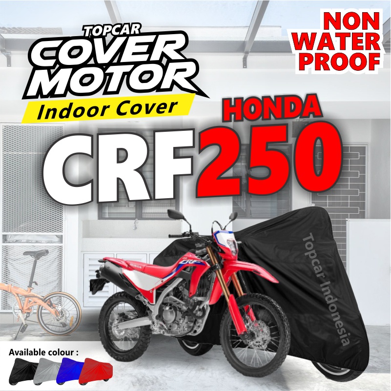 Cover Motor Honda CRF250 / CRF 250 Indoor Non-waterproof Sarung Motor Selimut Pelindung Body Baju Biker Mantel Jas Penutup by TOPCAR