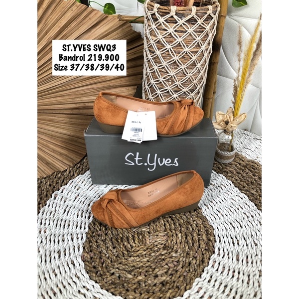 Sepatu Wedges Empuk Pita St.yves - SWQ3