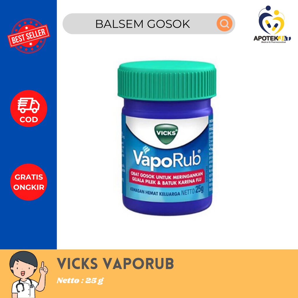 VICKS VAPORUB 25GR