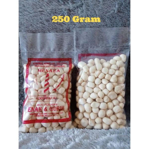 

GETAS BULAT TENGGIRI KUALITAS NO.2 / KERUPUK KEMPLANG / 250 GRAM