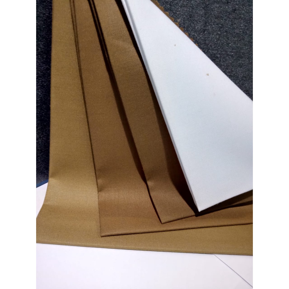 (100 CM ) KAIN PEMDA WARNA KHAKI/KHEKI TUA/MUDA KAIN SERAGAM PEMDA