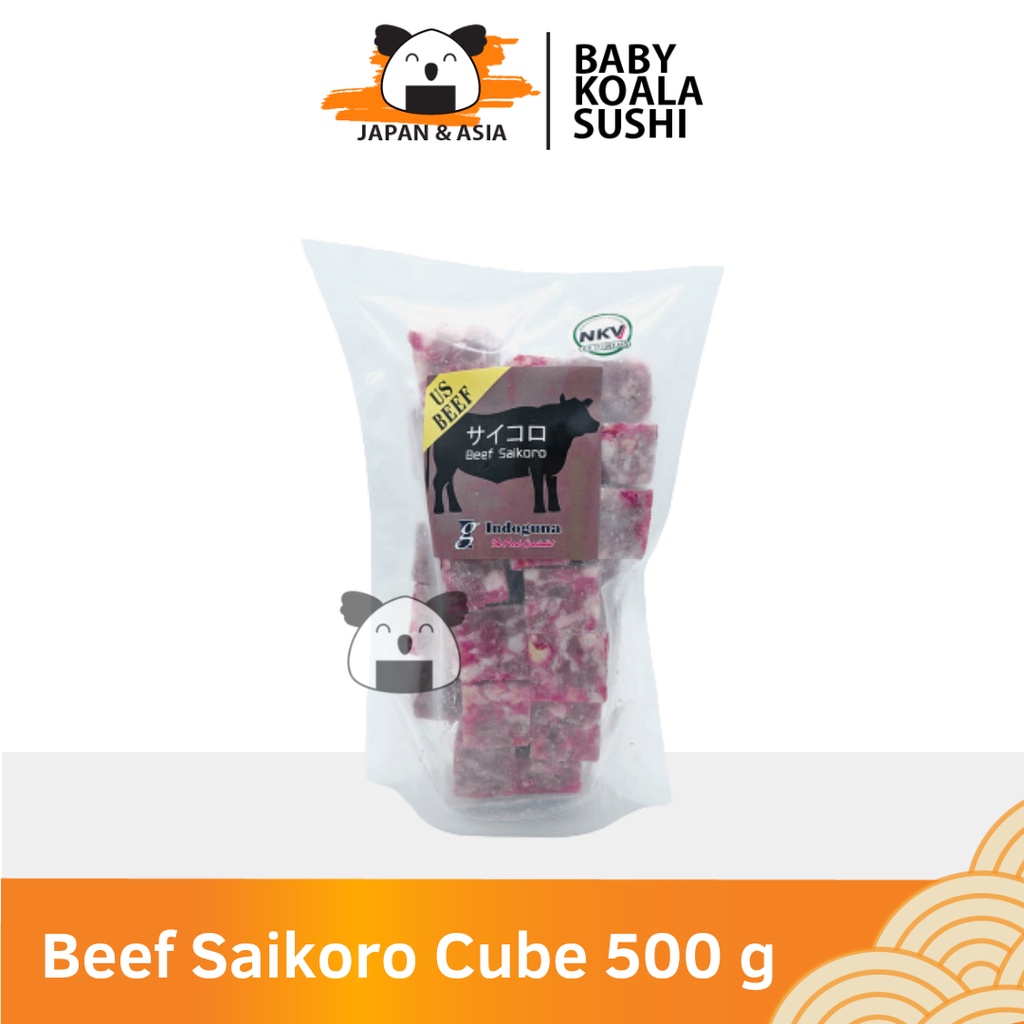 US BEEF Premium Saikoro Cube 2,5x2,5 cm 500 g Halal | Daging