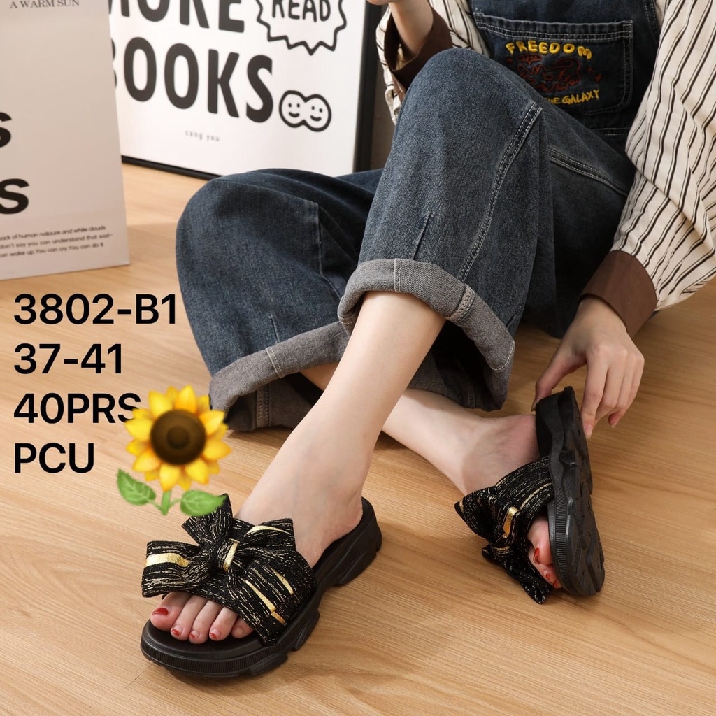 Sandal Karet Jelly Wedges Wanita Import Model Fashion KoreaTerbaru Original Kekinian by AGUNG STYLE Balance 3802-B1