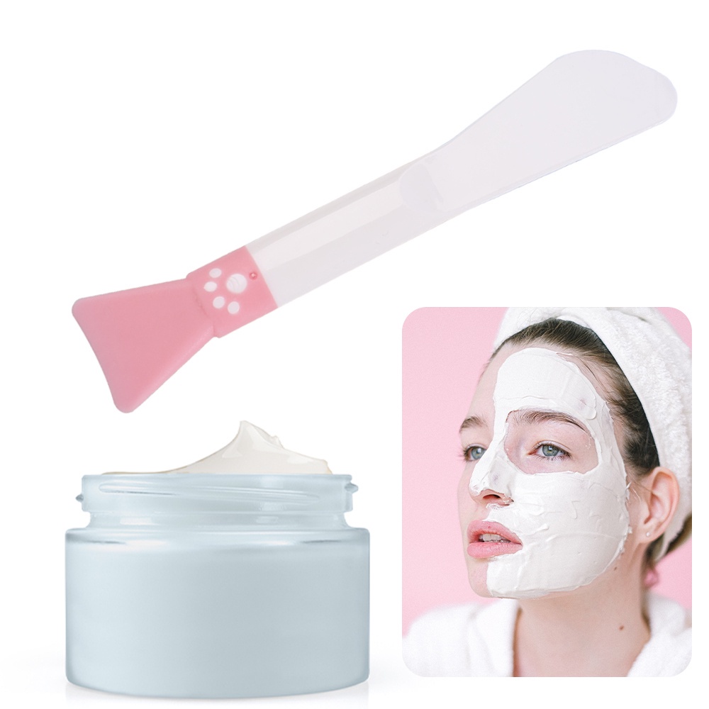 [Harga Grosir] 1pcs Cute Claw Double-Headed Mask Brush New Silicone Mud Mask Sikat Kecantikan Wajah Lembut Tidak Mudah Cacat Sikat Masker Alat Perawatan Kulit Untuk Wanita