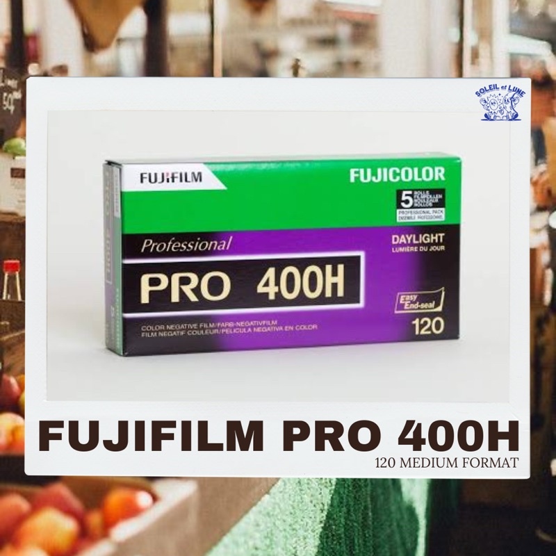 [120 Medium Format] Fujifilm Pro 400H - Roll Film 120, ISO 400