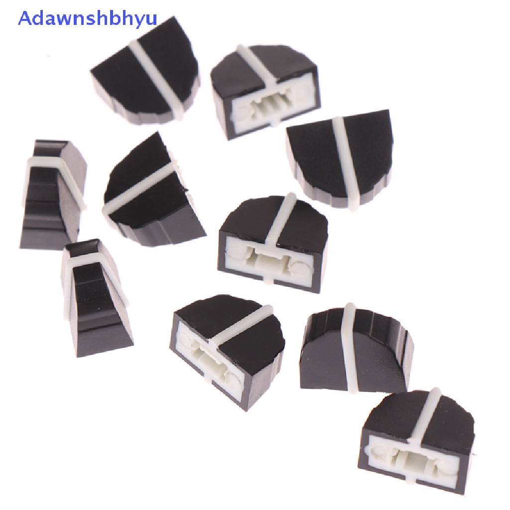 Adhyu 10pcs DBX2231 Equalizer Fader Cap 11MMX9MM Lubang 4MM Potensiometer Fader Knob Cap ID