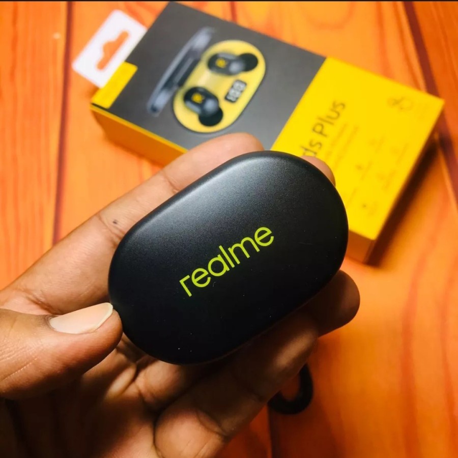 HEADSET BLUETOOTH REALME BUDS PLUS LED AIRDOTS TWS MODEL TOUCH