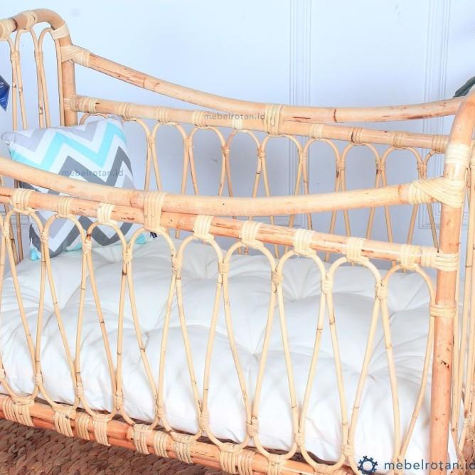 Box Bayi Rotan Eigty | Rattan Baby Box | Tempat Tidur Bayi