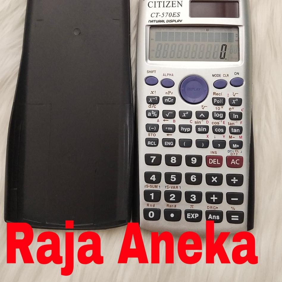 

Hot Sale - Kalkulator Scientific Citizen CT 570 Es . Kalkulator anak Sekolah BIG DISPLAY Citizen 570 ES ..