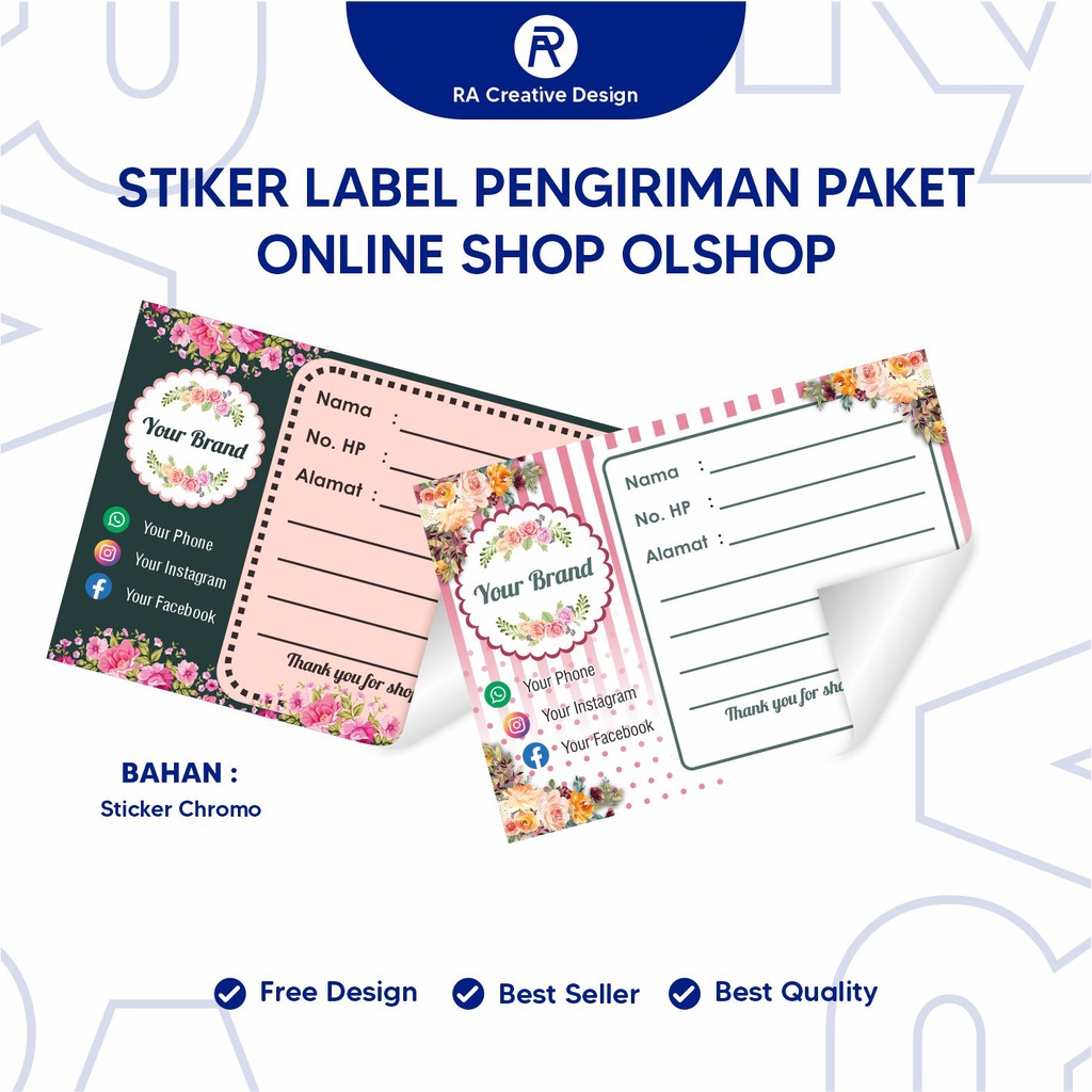 

Stiker Label Pengiriman Paket Online Shop Olshop