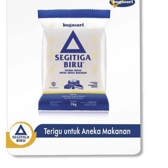

ㅢ Tepung Segitiga Biru Kemasan Bogasari 1KG ♘