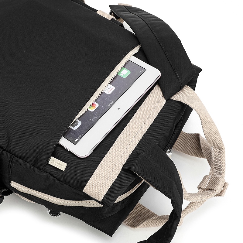 GUDIKA 5227 - Tas Ransel Laptop USB Set Dompet Wanita Pria Kekinian Import Original Terbaru Bahan Nilon Waterproof Anti Air Backpack Premium Korea bisa muat banyak barang banyak - tas wanita - tas cewek - tas kerja - tas punggung - gudika bag - tas gudika