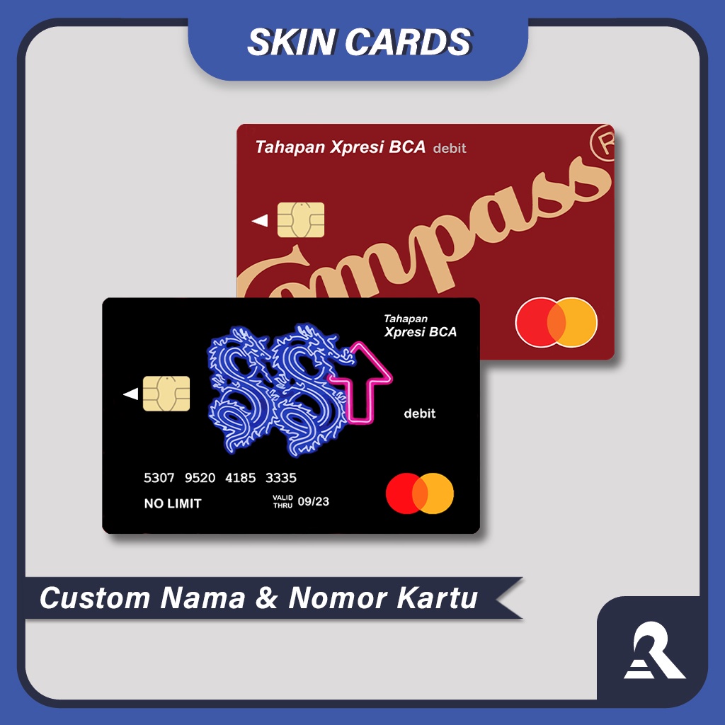 Skin Card 88 Rising & Compass Xpresi Version (Skin / Sticker Kartu ATM, Flazz, E-Money, Debit/Kredit