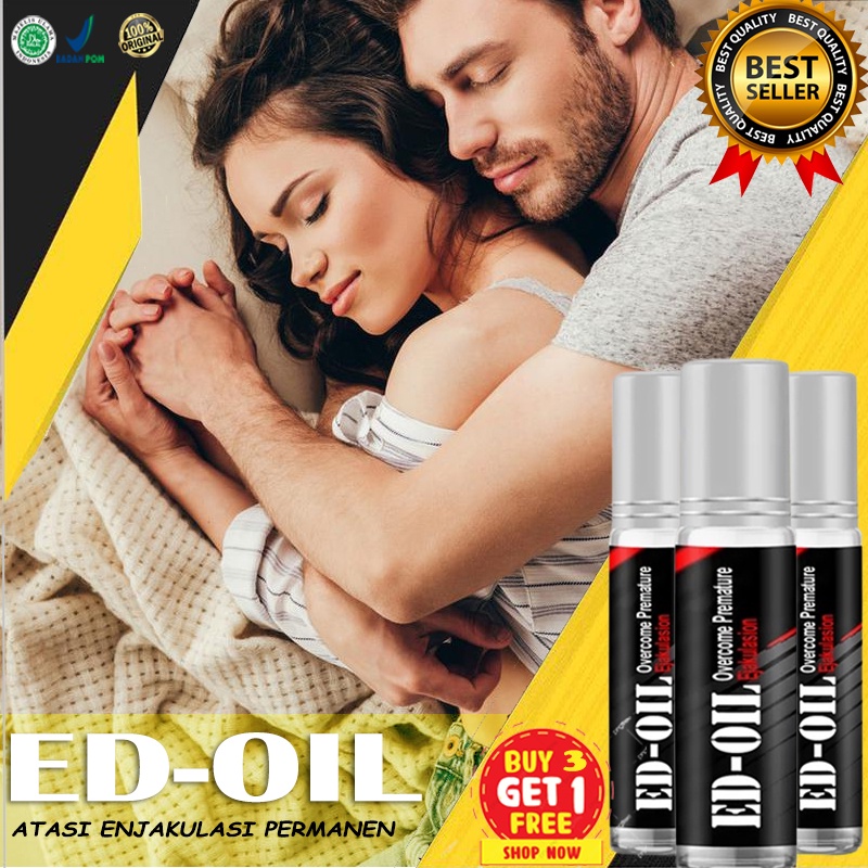 TERLARIS!!! (COD) Obat Atasi Ejakulasi Dini Semprot Oles Herbal Kuat Pria Spray - ED-OIL Tahan lama 