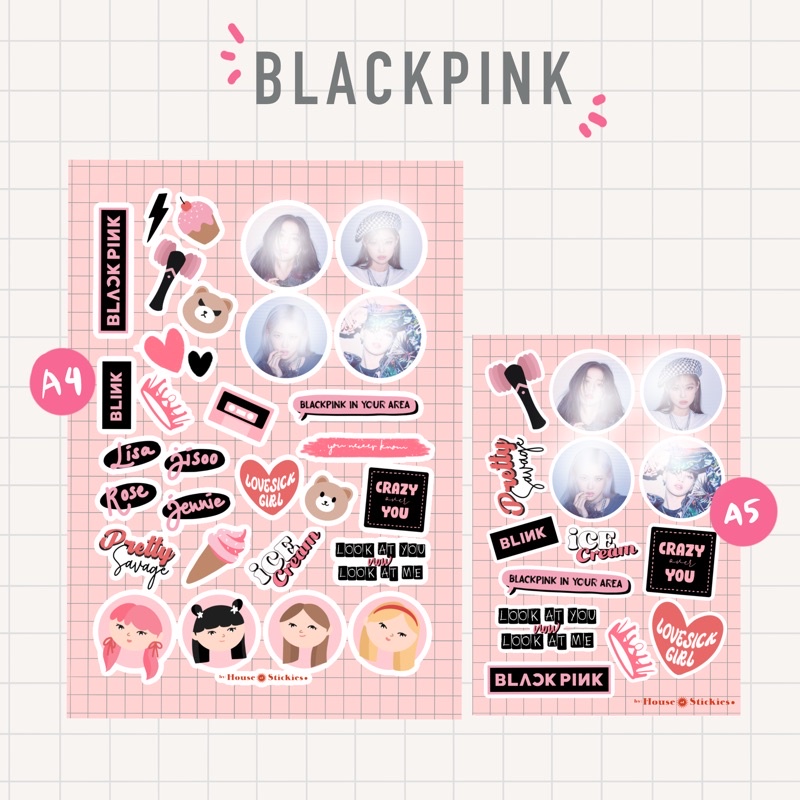 BLACKPINK Born Pink Unofficial Sticker (Fanmade)