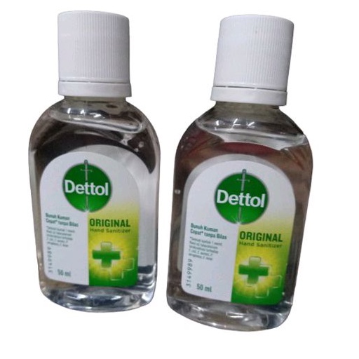 Dettol sanitizer 50mL tutup putih