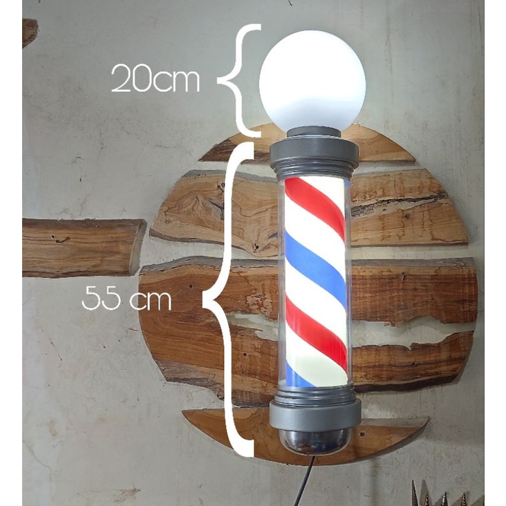 Lampu barber shop lampu pangkas rambut barber pole