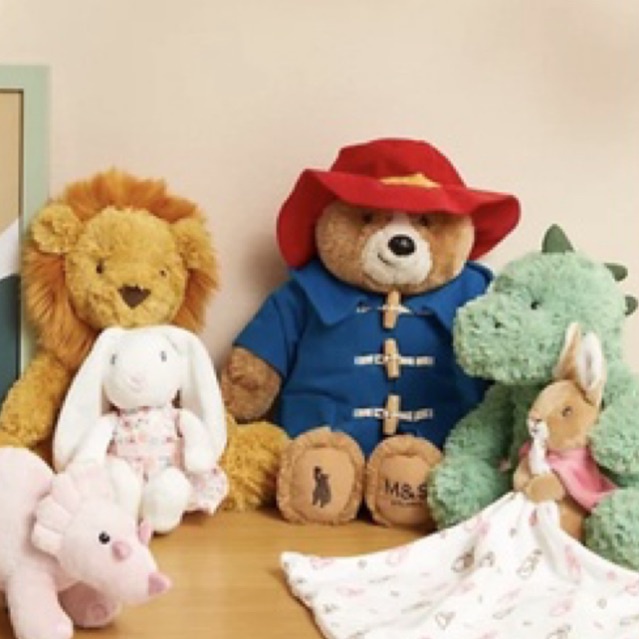 M&S Boneka Gajah/Dino/Singa / Marks and Spencer Elephant/Dino/Lion