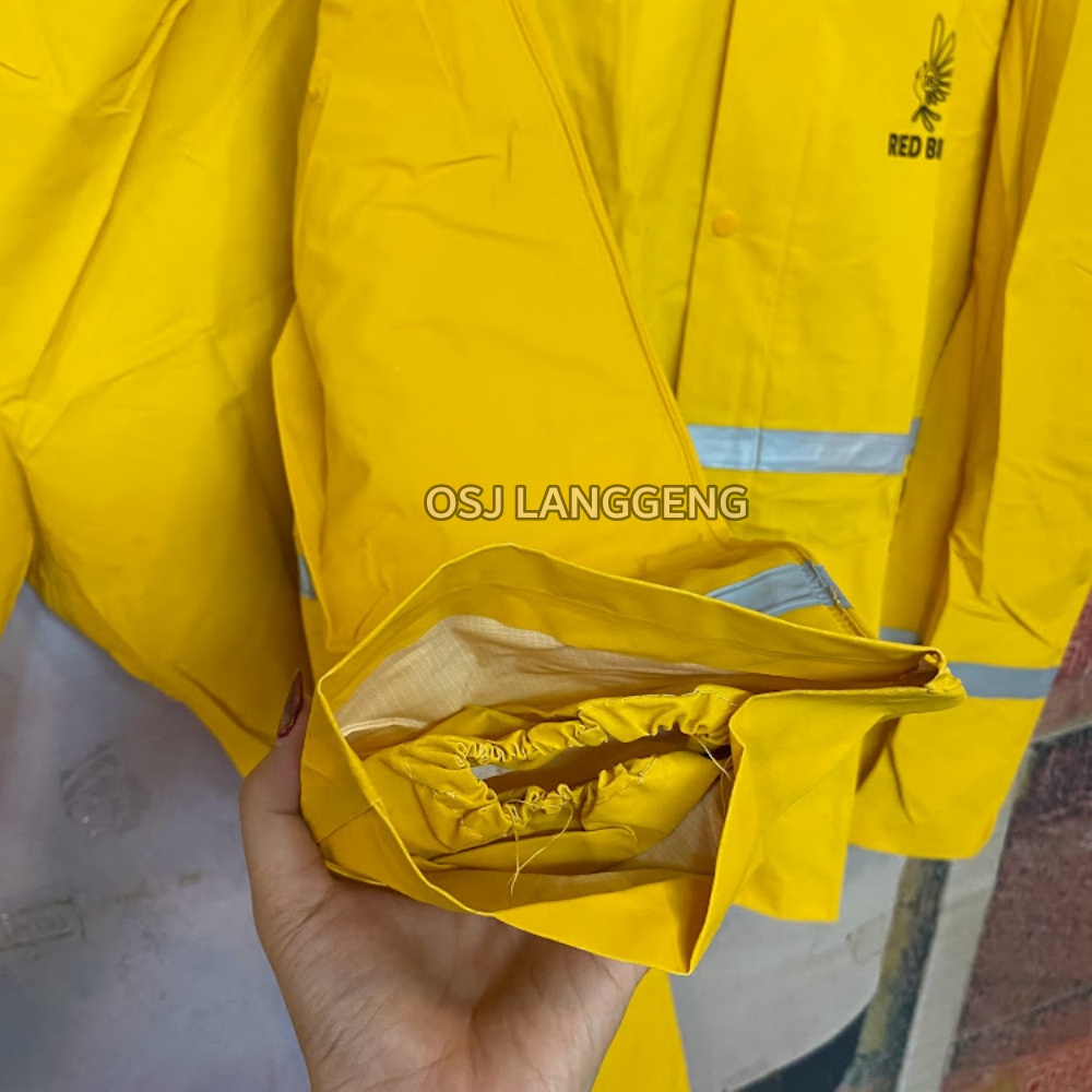 Jas Hujan Red Bird 101 Baju Celana Warna Kuning  - Rain Coat Yellow Promo