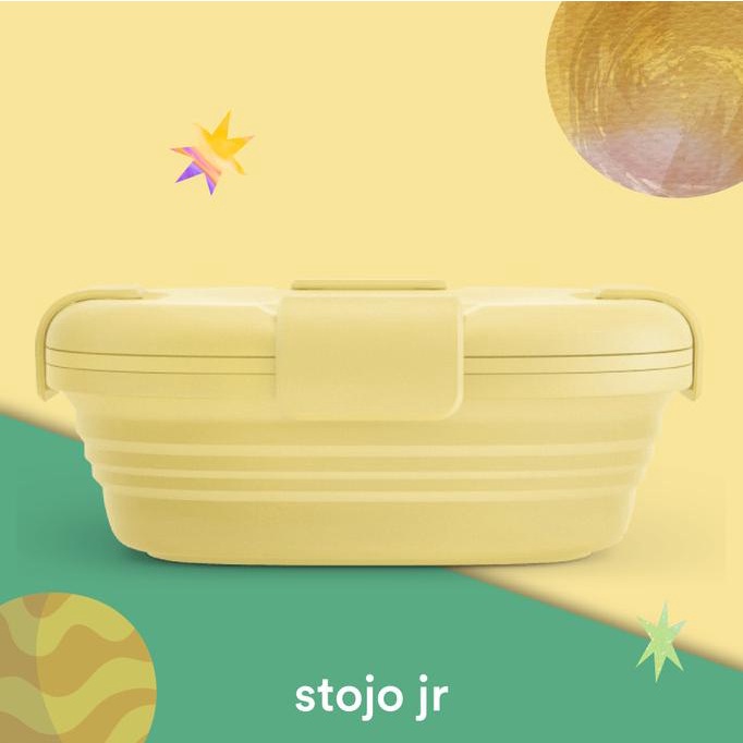 Original Stojo Jr, Collapsible Box 24 oz / Kotak Makan lipat - Mimosa