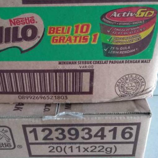 

11.11✔️Milo 22gr x 10pcs x 20 renceng|SQ2