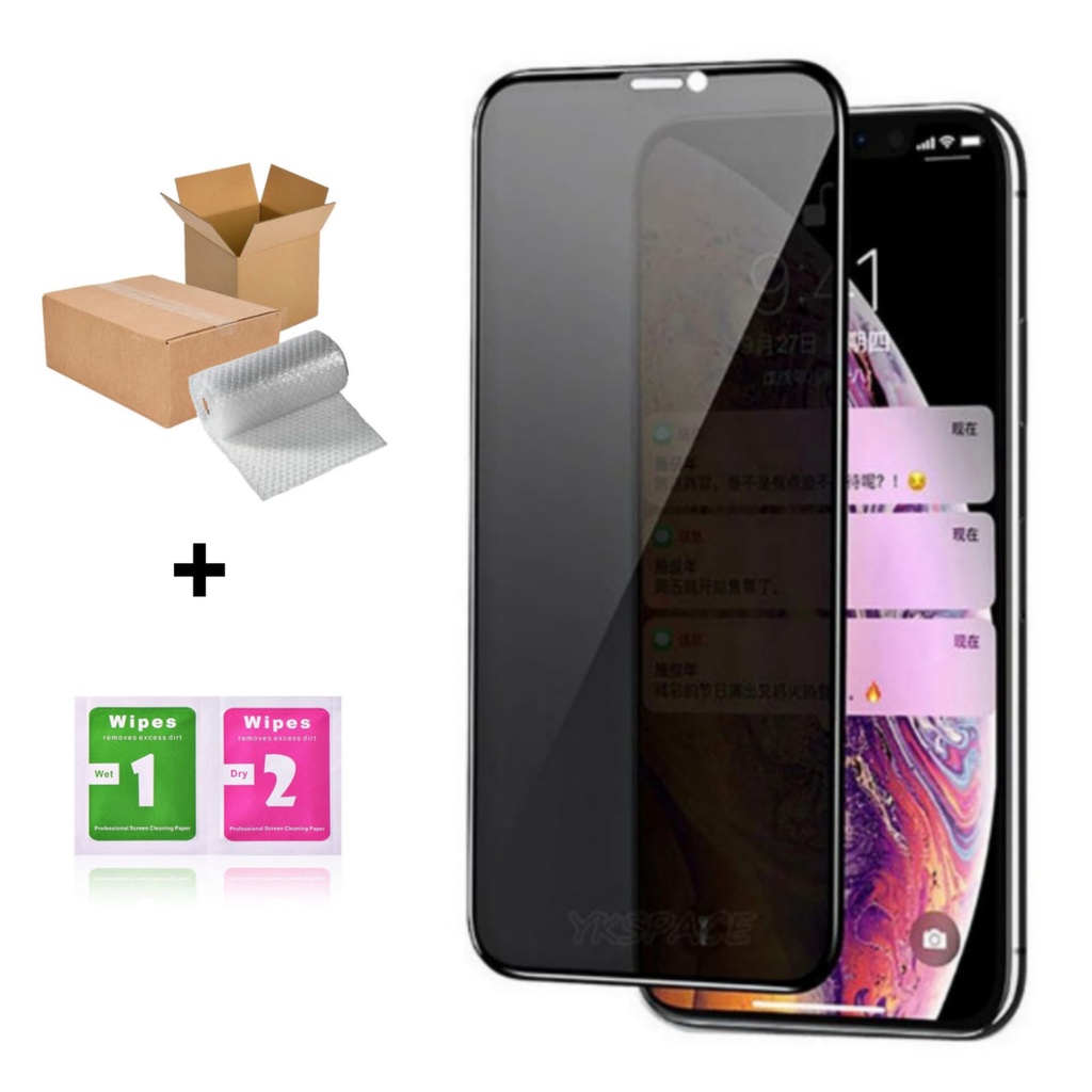[GARANSI]( GROSIR ) TEMPERED GLASS ANTI SPY LIST FULL 10D ALL TYPE / IPHONE / SAMSUNG/ VIVO / OPPO / REALME/ XIAOMI REDMI
