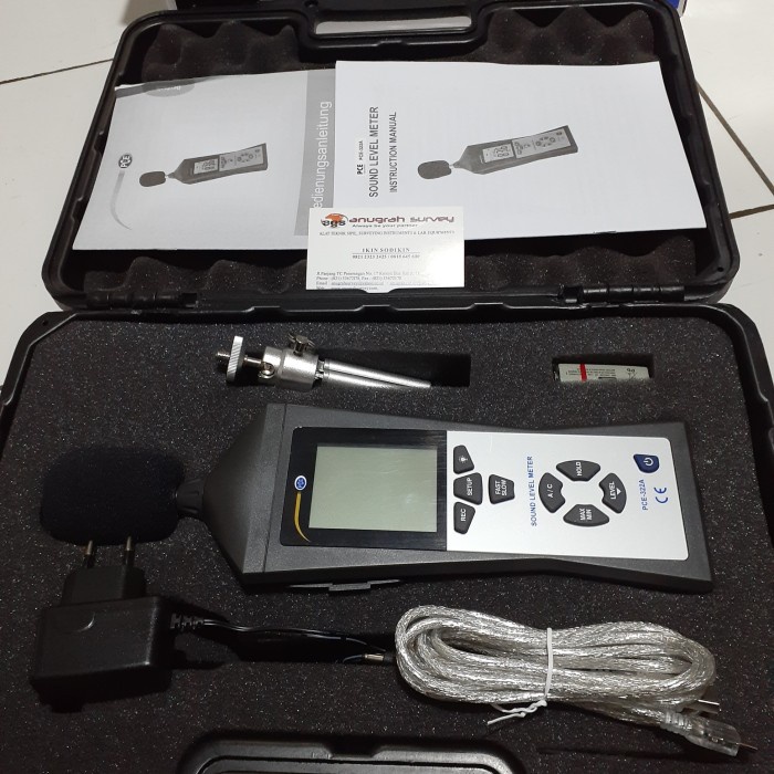 Jual Pce Instruments Pce-322A With Software Data Logging Sound Level ...