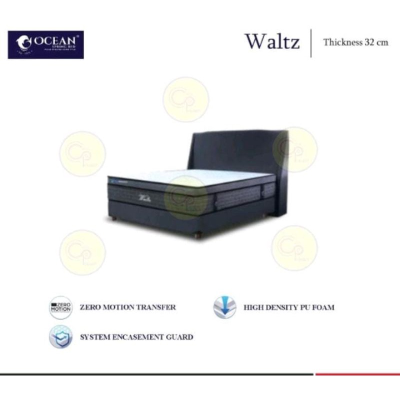 Springbed Kasur Pocket Spring Ocean Waltz