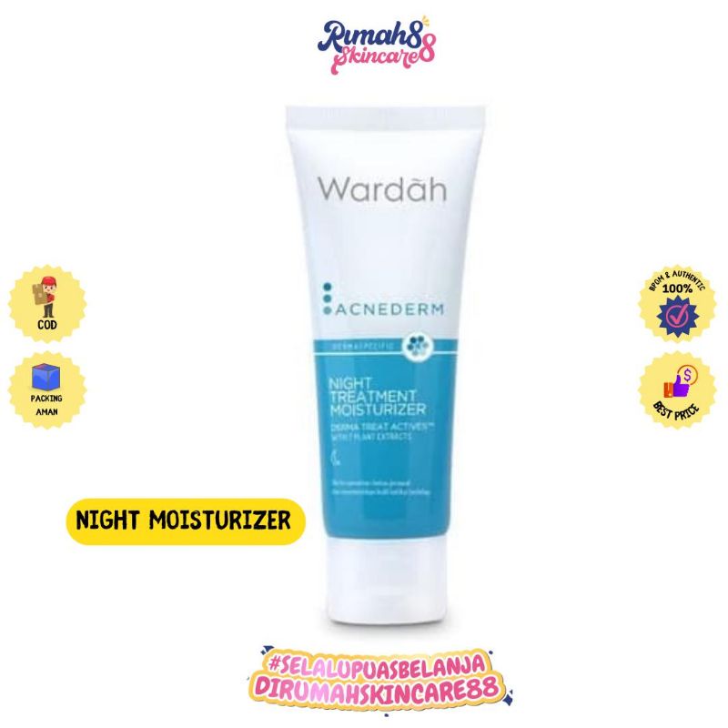 WARDAH Acnederm Night Treatment Moist 40ml