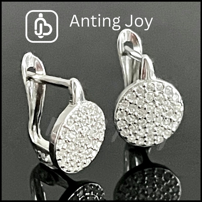 Anting Jepit Perak - Anting Perak Asli Lapis Emas Joy Beloved Jewelry
