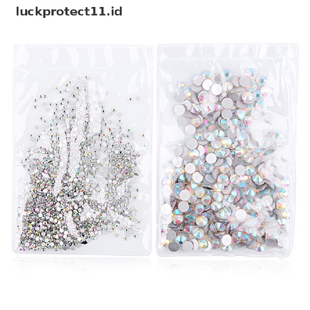 // Fashion Hot///1440pcs Nail Art Rhinestones Glitter Berlian Permata 3D Tips DIY Dekorasi Baru.