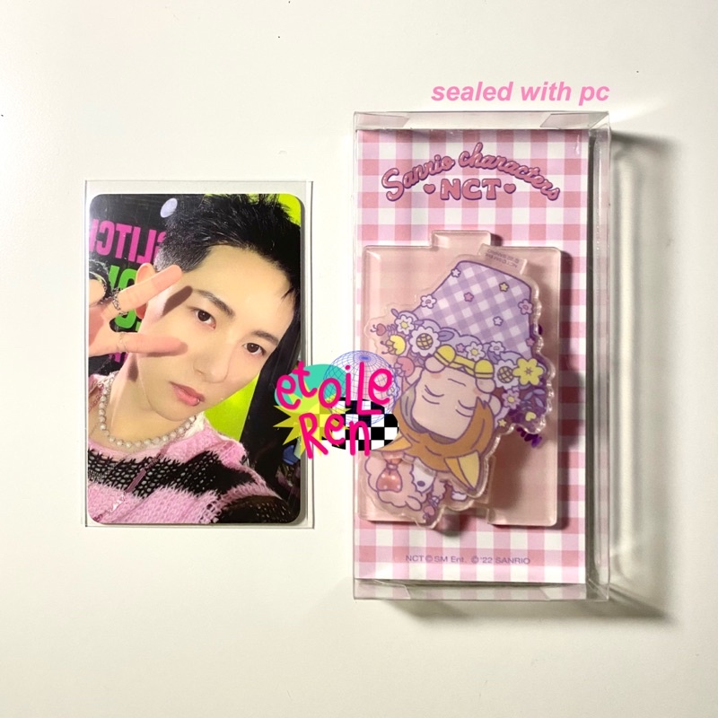 Renjun SGS Digipack Glitch Mode - Acrylic Stand Sanrio x NCT Sealed PC Photocard