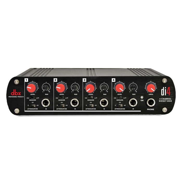 Sound Direct Box - Dbx Di4 Active 4 Channel Direct Box