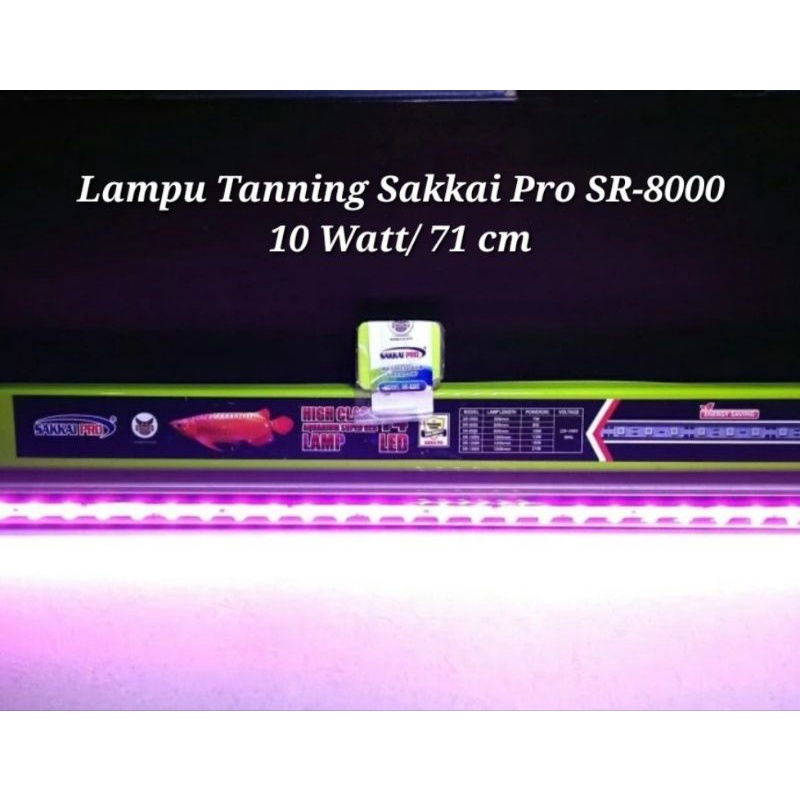 LED TANNING AQUARIUM SAKKAI PRO SR-8000/ LAMPU TANNING AQUARIUM SAKKAI PRO SR-8000 LAMPU SUPER RED