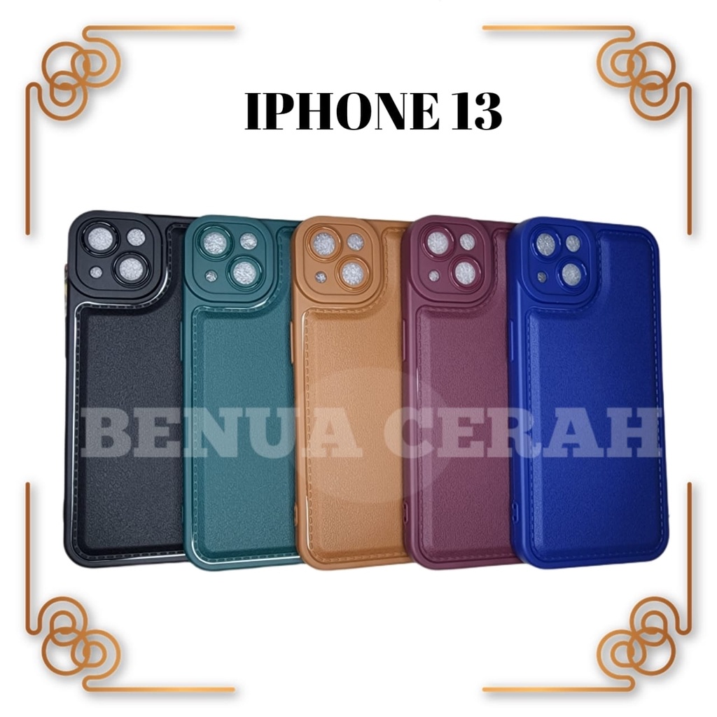 SOFTCASE IPHONE 13 / 13 PRO/ 13 PRO MAX - CASE LEATHER PRO SOFTCASE NEW -- BENUACERAH