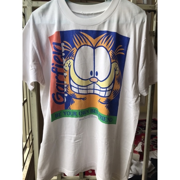 t shirt vintage garfield second
