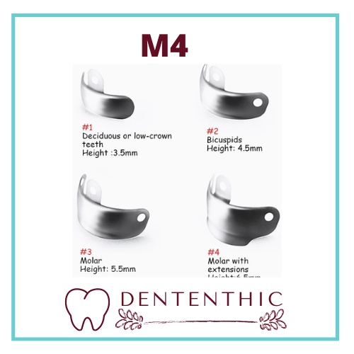 Dental Matriks M4 / Dental sectional matrix band contoured ginjal anterior posterior matriks metal logam gigi ledge