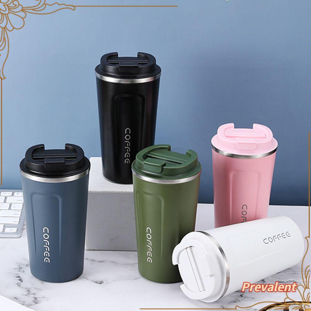 Preva Coffee Mug New Portable Dengan Tutup Termos Cangkir Travelling Cup